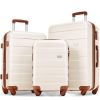 Luggage Sets New Model Expandable ABS Hardshell 3pcs Clearance Luggage Hardside Lightweight Durable Suitcase sets Spinner Wheels Suitcase with TSA Loc