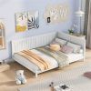 Full Size Wood Daybed/Sofa Bed, White