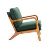 Wood Frame Armchair, Modern Chair Lounge Chair for Living Room