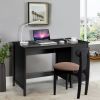 3-Drawer Home Office Study Computer Desk with Spacious Desktop