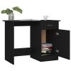 Desk Black 39.4"x19.7"x29.9" Engineered Wood