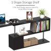 Computer Desk L-Shaped-Black