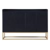 Modern Sideboard Elegant Buffet Cabinet with Large Storage Space for Dining Room, Entryway (Black)