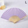 1pc Folding Fan Handheld Fans Chinese Paper Classical Hanfu Fan Solid Color Hand Fan Home Decoration Fan Chinese Fan Hand Folding Fans