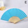 1pc Folding Fan Handheld Fans Chinese Paper Classical Hanfu Fan Solid Color Hand Fan Home Decoration Fan Chinese Fan Hand Folding Fans