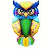 1pc Metal Owl Wall Decor, Outside Garden Decoration, Yard Art Outdoor Patio Fence Lawn Ornament, Home Decor, Room Decor, Party Supplies, Birthday Gift