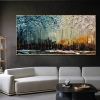 Hand Painted Canvas Oil Paintings Modern Abstract Thick Texture Landscape Wall Art Pictures For Living Room Home Decor No Framed