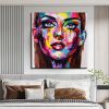 Handmade Face Oil Painting On Canvas Wall Art Decoration Modern Abstract Figure Pictures Home Decor Living Room hallway bedroom luxurious decorative p