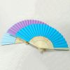 1pc Folding Fan Handheld Fans Chinese Paper Classical Hanfu Fan Solid Color Hand Fan Home Decoration Fan Chinese Fan Hand Folding Fans