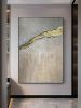 Hand Painted Texture Abstract Oil Painting Gold Foil Modern Home Wall Art Hangings Canvas Paintings For Living Room Hotel Decor