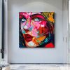 Handmade Face Oil Painting On Canvas Wall Art Decoration Modern Abstract Figure Pictures Home Decor Living Room hallway bedroom luxurious decorative p