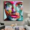 Handmade Face Oil Painting On Canvas Wall Art Decoration Modern Abstract Figure Pictures Home Decor Living Room hallway bedroom luxurious decorative p