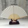 1pc Folding Fan Handheld Fans Chinese Paper Classical Hanfu Fan Solid Color Hand Fan Home Decoration Fan Chinese Fan Hand Folding Fans