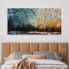 Hand Painted Canvas Oil Paintings Modern Abstract Thick Texture Landscape Wall Art Pictures For Living Room Home Decor No Framed