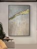 Hand Painted Texture Abstract Oil Painting Gold Foil Modern Home Wall Art Hangings Canvas Paintings For Living Room Hotel Decor