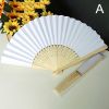 1pc Folding Fan Handheld Fans Chinese Paper Classical Hanfu Fan Solid Color Hand Fan Home Decoration Fan Chinese Fan Hand Folding Fans