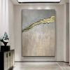 Hand Painted Texture Abstract Oil Painting Gold Foil Modern Home Wall Art Hangings Canvas Paintings For Living Room Hotel Decor